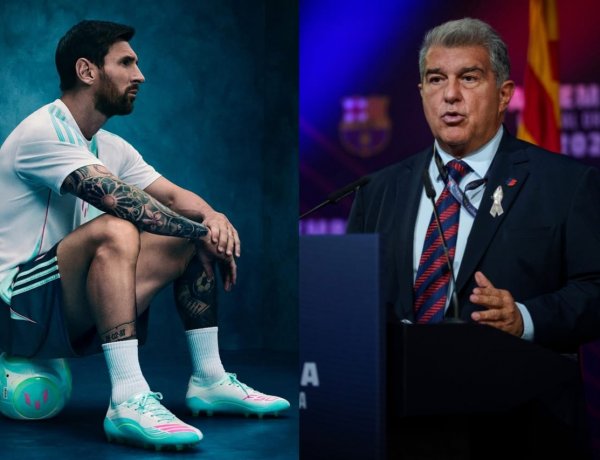Rurageretse hagati ya Joan Laporta  na Lionel Messi