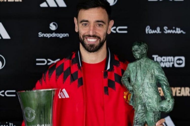 Bruno Fernandes yegukanye igihembo cy’umukinnyi mwiza