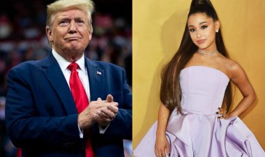 Ariana Grande yihanangirije Perezida Donald Trump
